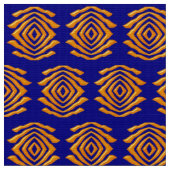 抽象的な民族の幾何学的なアフリカパターン ファブリック (クローズアップ)