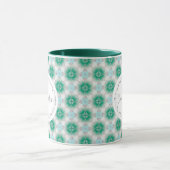 抽象的な民族パターン マグカップ (中央)