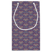 抽象的な民族的背景2 スモールペーパーバッグ (裏面)