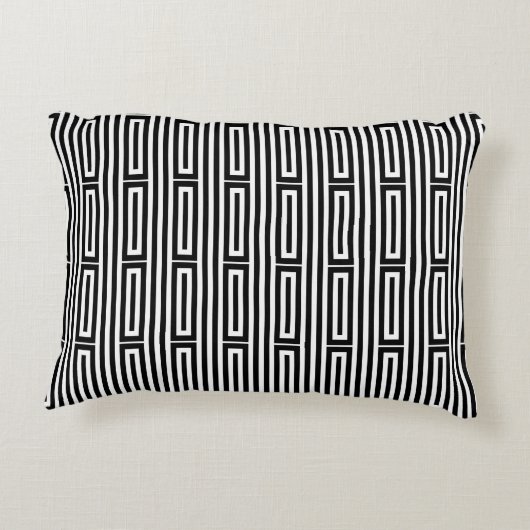 抽象的な民族的背景 アクセントクッション (裏面)