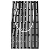 抽象的な民族的背景 スモールペーパーバッグ (正面)