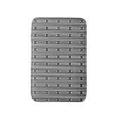 抽象的な民族的背景 バスマット (正面縦)