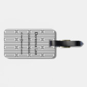 抽象的な民族的背景 ラゲッジタグ (裏面横)