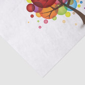 抽象的な気球の木のティッシュペーパー 薄葉紙 (詳細)