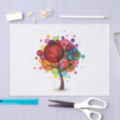 抽象的な気球の木のティッシュペーパー 薄葉紙 (クラフト)