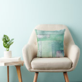 抽象的な水彩アート クッション (椅子)