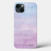 抽象的な水彩デザイン 名前入れ可能 Case-Mate iPhoneケース (裏面)