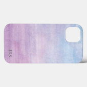 抽象的な水彩デザイン 名前入れ可能 Case-Mate iPhoneケース (裏面 (横))