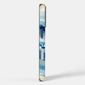 抽象的な水彩海洋波パターン Case-Mate iPhoneケース (裏面 / 右)