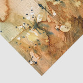 抽象的な水彩画および古い背景 薄葉紙 (詳細)