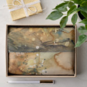 抽象的な水彩画および古い背景 薄葉紙 (ギフト)