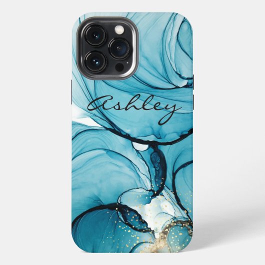抽象的な水彩画のケースメイトiPhoneケース iPhoneケース (裏面)