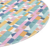 抽象的な水彩画の形パターン カッティングボード (角)