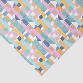 抽象的な水彩画の形パターン 薄葉紙 (詳細)