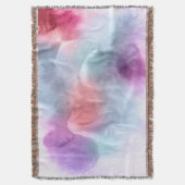 抽象的な水彩画の手塗りの背景10 スローブランケット (正面縦)