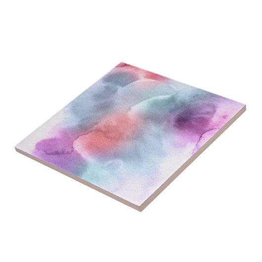 抽象的な水彩画の手塗りの背景10 タイル (側面)