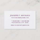 抽象的な水彩画の手塗りの背景10 名刺 (裏面)