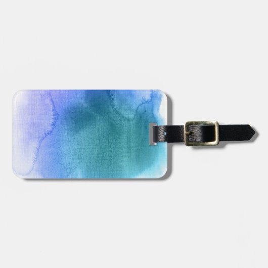 抽象的な水彩画の手塗りの背景12 ラゲッジタグ (正面横)