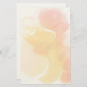 抽象的な水彩画の手塗りの背景13 便箋 (正面/裏面)