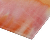 抽象的な水彩画の手塗りの背景17 カッティングボード (角)