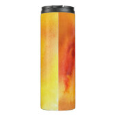 抽象的な水彩画の手塗りの背景19 タンブラー (裏面)