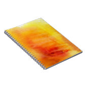 抽象的な水彩画の手塗りの背景19 ノートブック (右側)