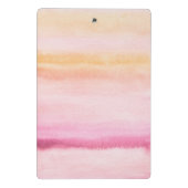 抽象的な水彩画の手塗りの背景4 3 ミニクリップボード (裏面)