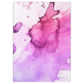 抽象的な水彩画の手塗りの背景5 クリップボード (裏面)