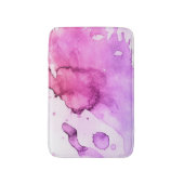 抽象的な水彩画の手塗りの背景5 バスマット (正面縦)