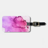 抽象的な水彩画の手塗りの背景5 ラゲッジタグ (正面横)