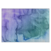 抽象的な水彩画の手塗りの背景6 カッティングボード (正面)