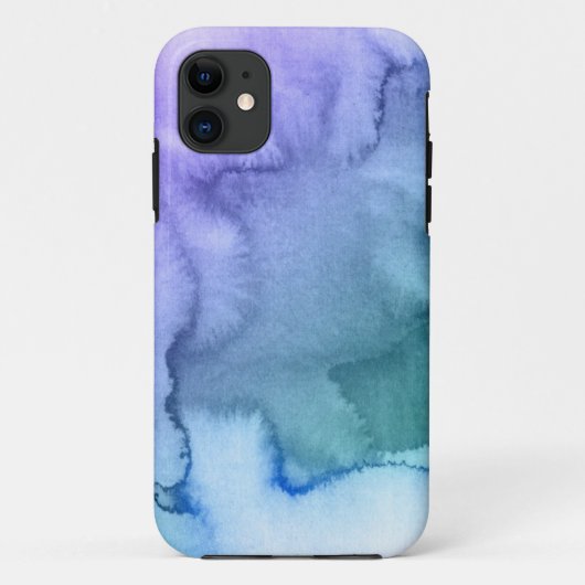 抽象的な水彩画の手塗りの背景6 Case-Mate iPhoneケース (裏面)