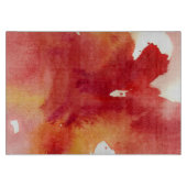 抽象的な水彩画の絵画 カッティングボード (正面)