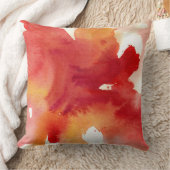 抽象的な水彩画の絵画 クッション (ブランケット)