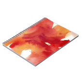 抽象的な水彩画の絵画 ノートブック (左側)