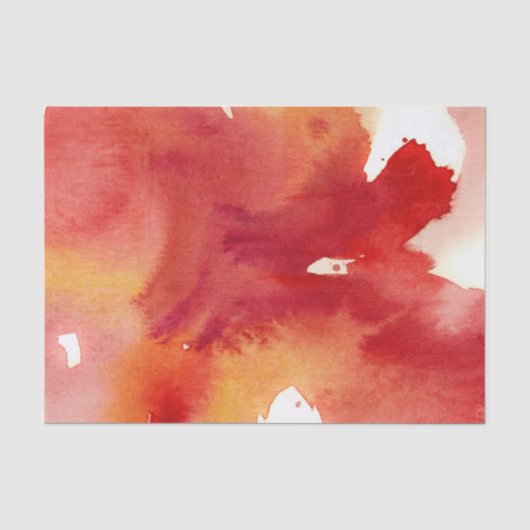抽象的な水彩画の絵画 薄葉紙 (正面)