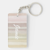 抽象的な水彩画の背景 キーホルダー (裏面)