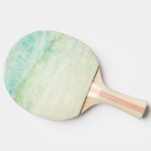 抽象的な水彩画の背景 卓球ラケット (横)