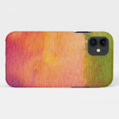抽象的な水彩画の色彩の鮮やかな背景 Case-Mate iPhoneケース (裏面(横))