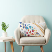 抽象的な水彩画の芸術性のDécorのアクセントの枕 ランバークッション (椅子)