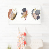 抽象的な水彩画の要素 横断幕 (インサイチュ)