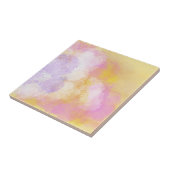 抽象的な水彩画-オレンジ背景 タイル (側面)