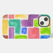 抽象的な水彩背景。2 iPhoneケース (裏面横)