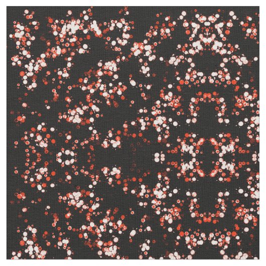 抽象的な水玉模様の生地 ファブリック (クローズアップ)