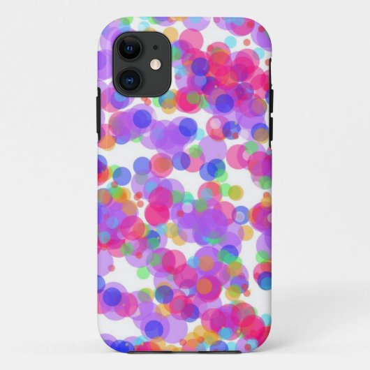 抽象的な水玉模様 Case-Mate iPhoneケース (裏面)