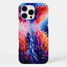 抽象的な油絵テクスチャー スマホケース