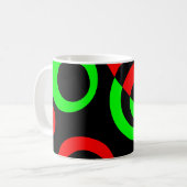抽象的な泡 04 コーヒーマグカップ (正面左)