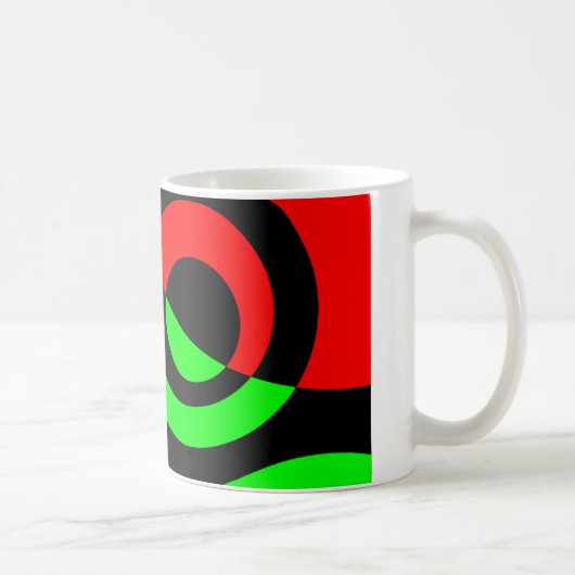 抽象的な泡 04 コーヒーマグカップ (右)