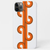 抽象的な波のカール融合ファインアートパターン Case-Mate iPhoneケース (裏面)