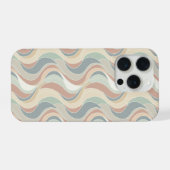 抽象的な波のパターン iPhoneケース (裏面横)
